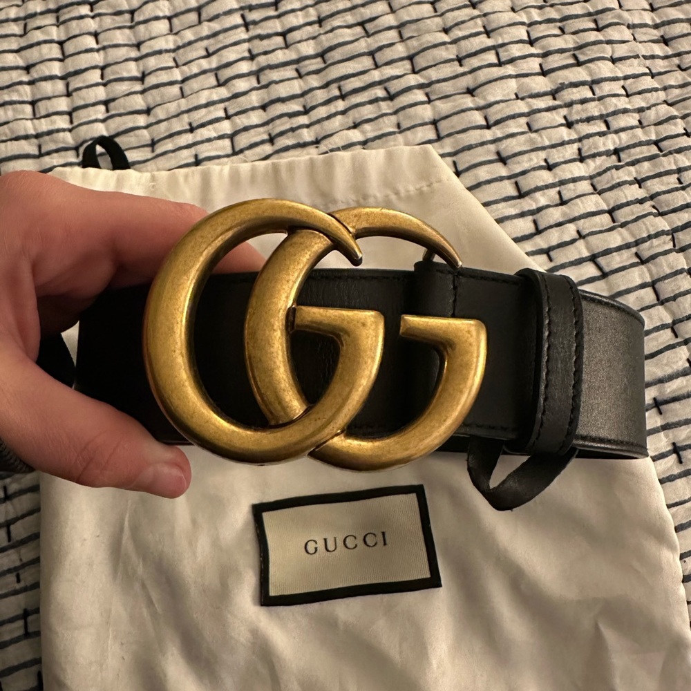 Gucci leather belt